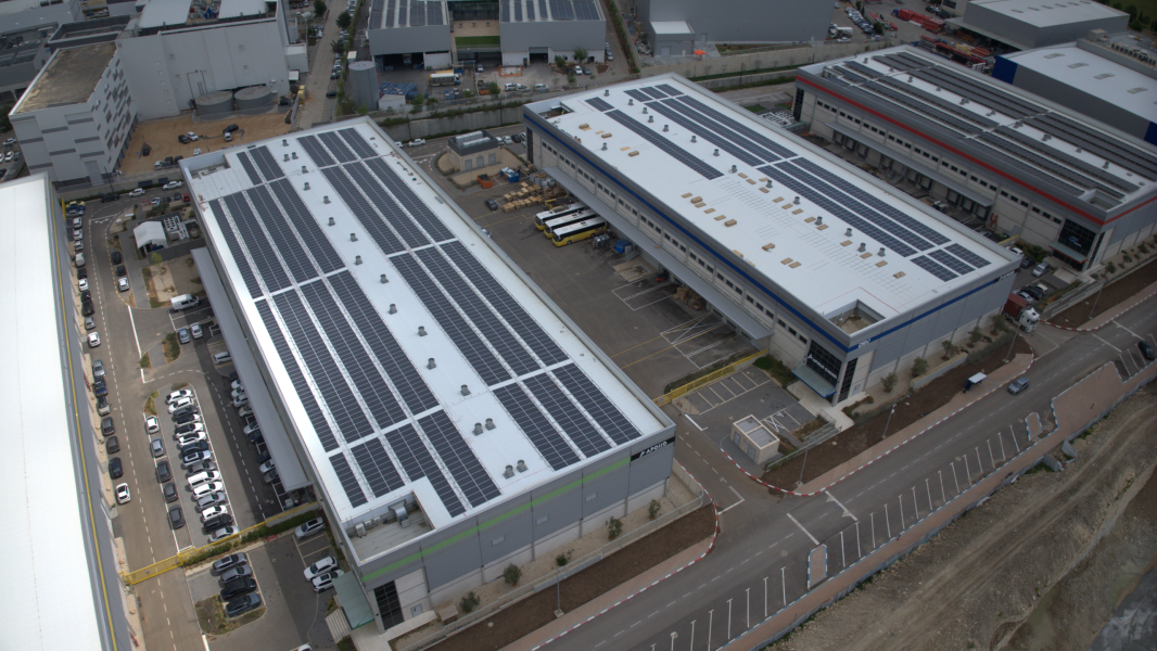Solar Panels on Factory Roofs